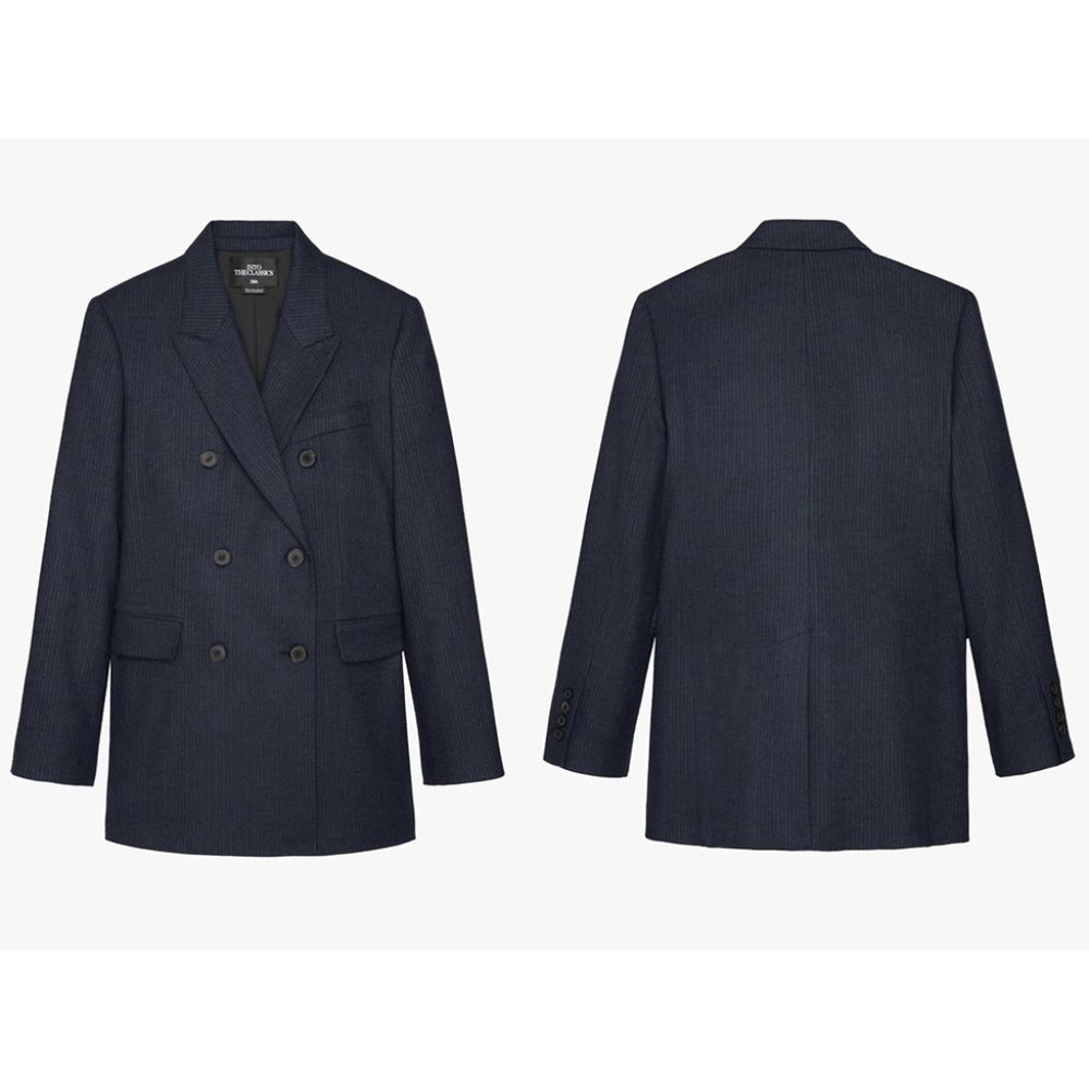 NEW ZARA pinstripe limited edition jacket 8503 size XS